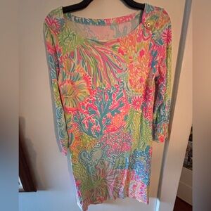Lilly Pulitzer Multi‑Color Tropical Shift Dress